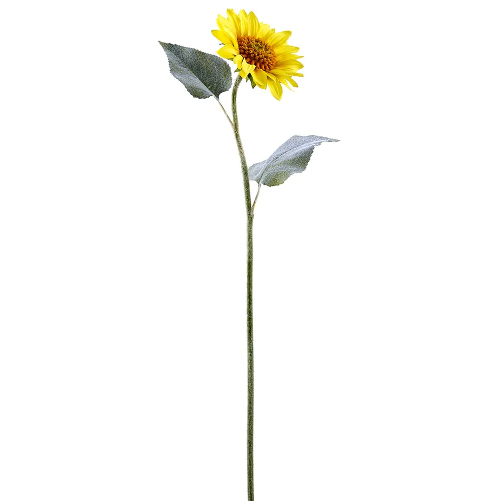 35.25" Silk Sunflower Flower Stem -Yellow (Pack of 12)
