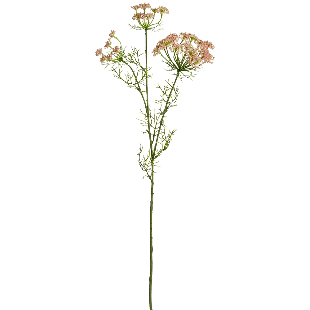 35" Artificial Dill Flower Stem -Pink (Pack of 12)