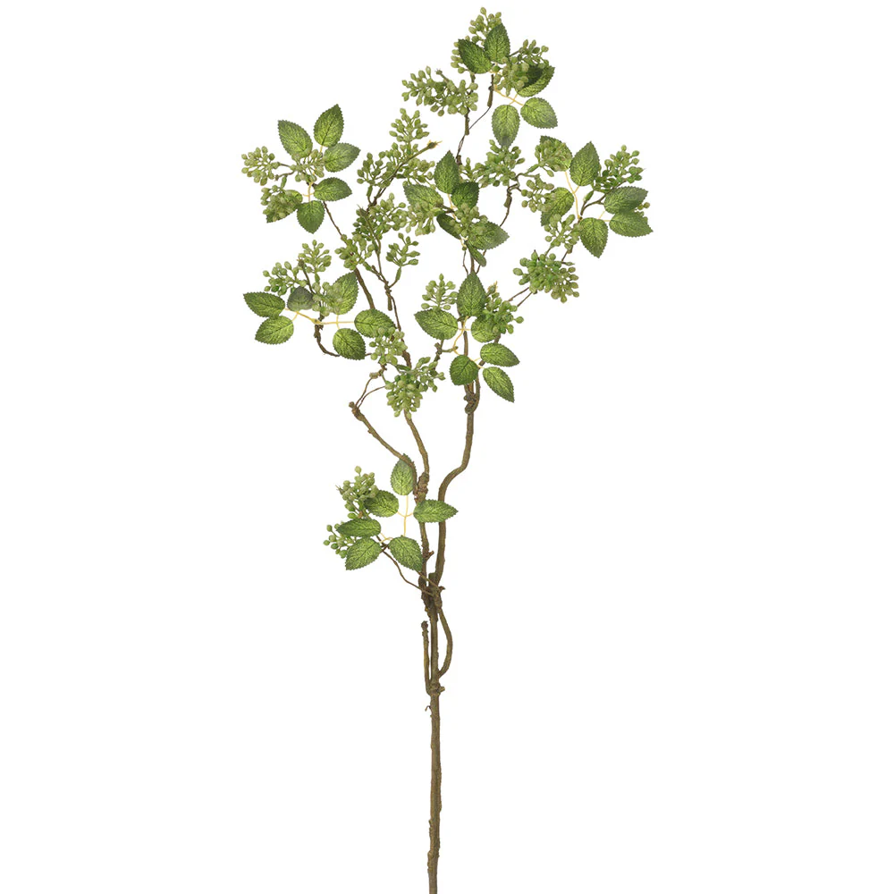 35" Artificial Sedum Flower Stem -Green (Pack of 12)
