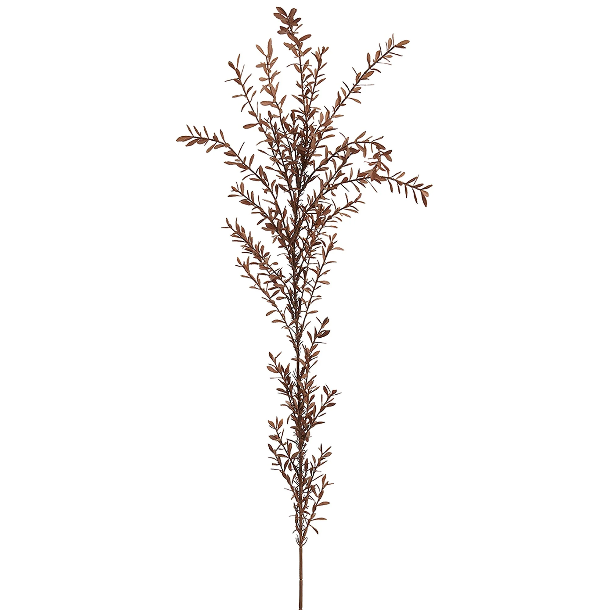35" Artificial Willow Leaf Stem -Brown (Pack of 12)