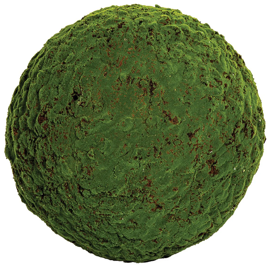 35" Moss Ball-Shaped Artificial Foam Topiary -Green