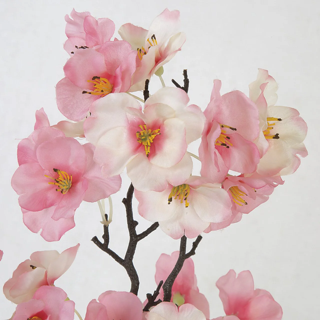 35" Silk Cherry Blossom Flower Stem Branch -Pink/Cream (Pack of 6) - Image 2
