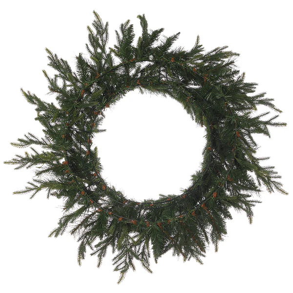 36" Artificial Colorado Mixed Pine Wreath -Green (Pack of 2) - Image 2