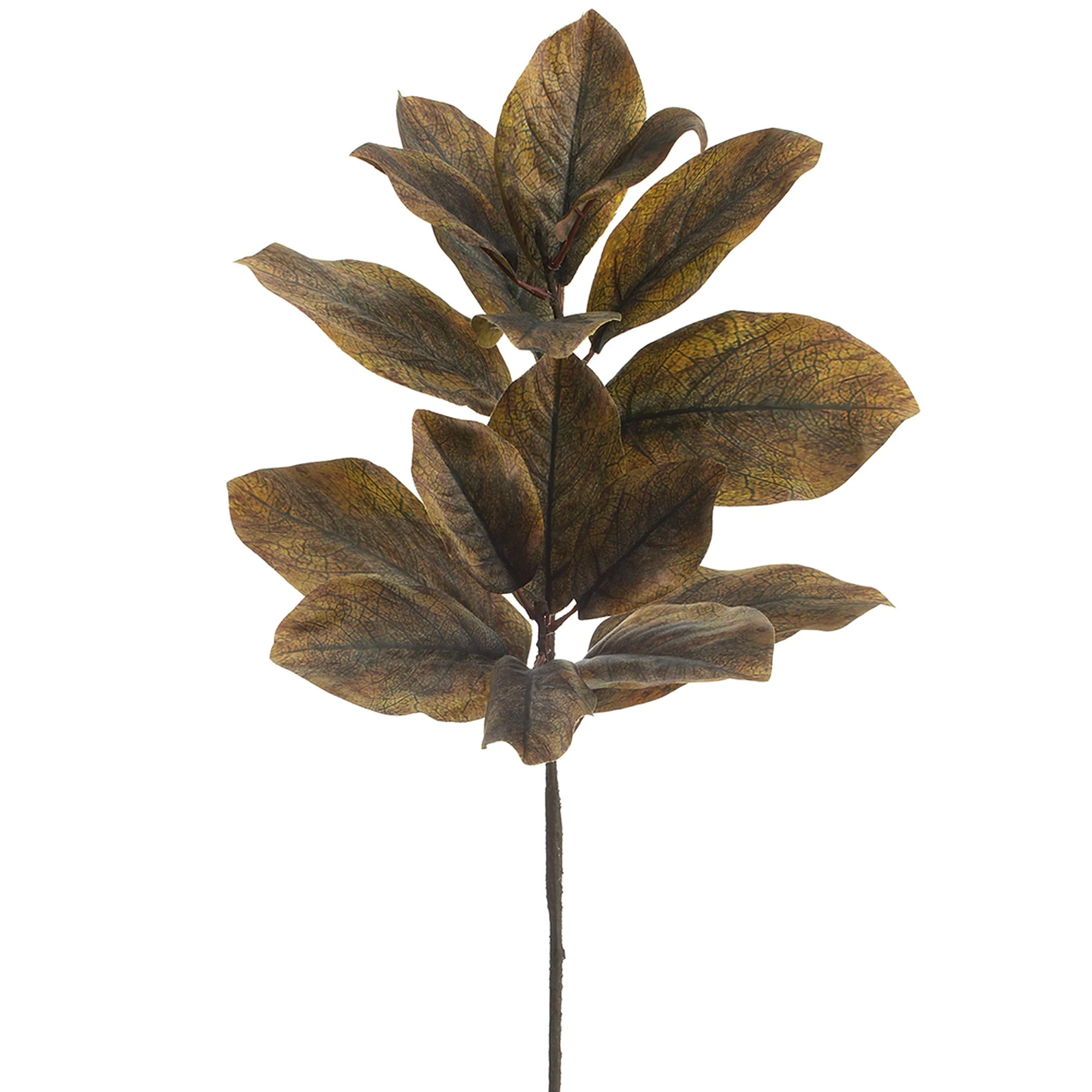 36" Artificial Magnolia Leaf Stem -Green (Pack of 8)