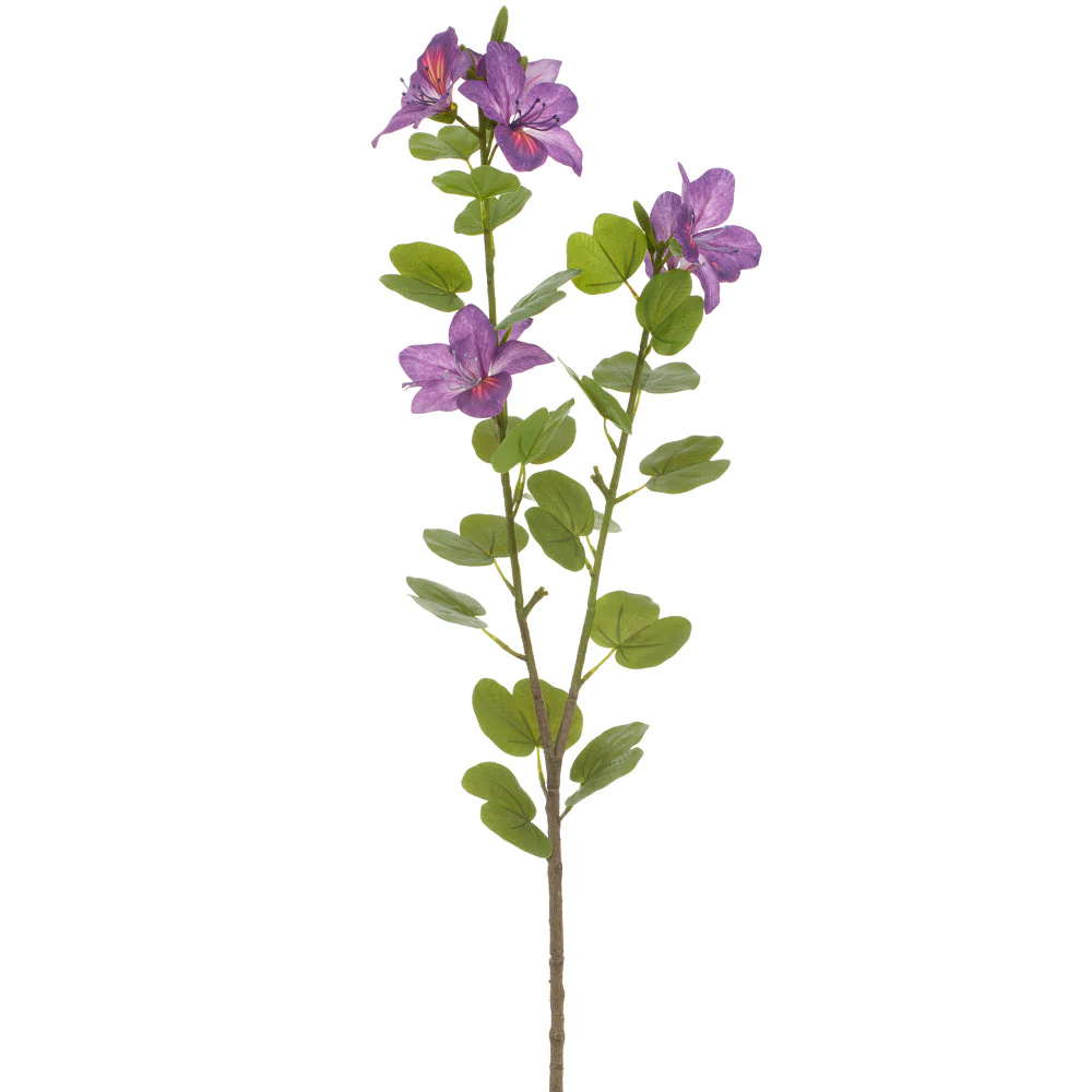 36" Bauhinia Hong Kong Orchid Silk Flower Stem -Boysenberry (Pack of 12)