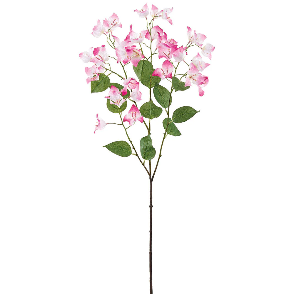 36" Bougainvillea Silk Flower Stem -Fuchsia (Pack of 12)