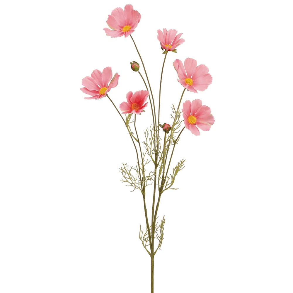 36" Cosmos Silk Flower Stem -Pink (Pack of 24)