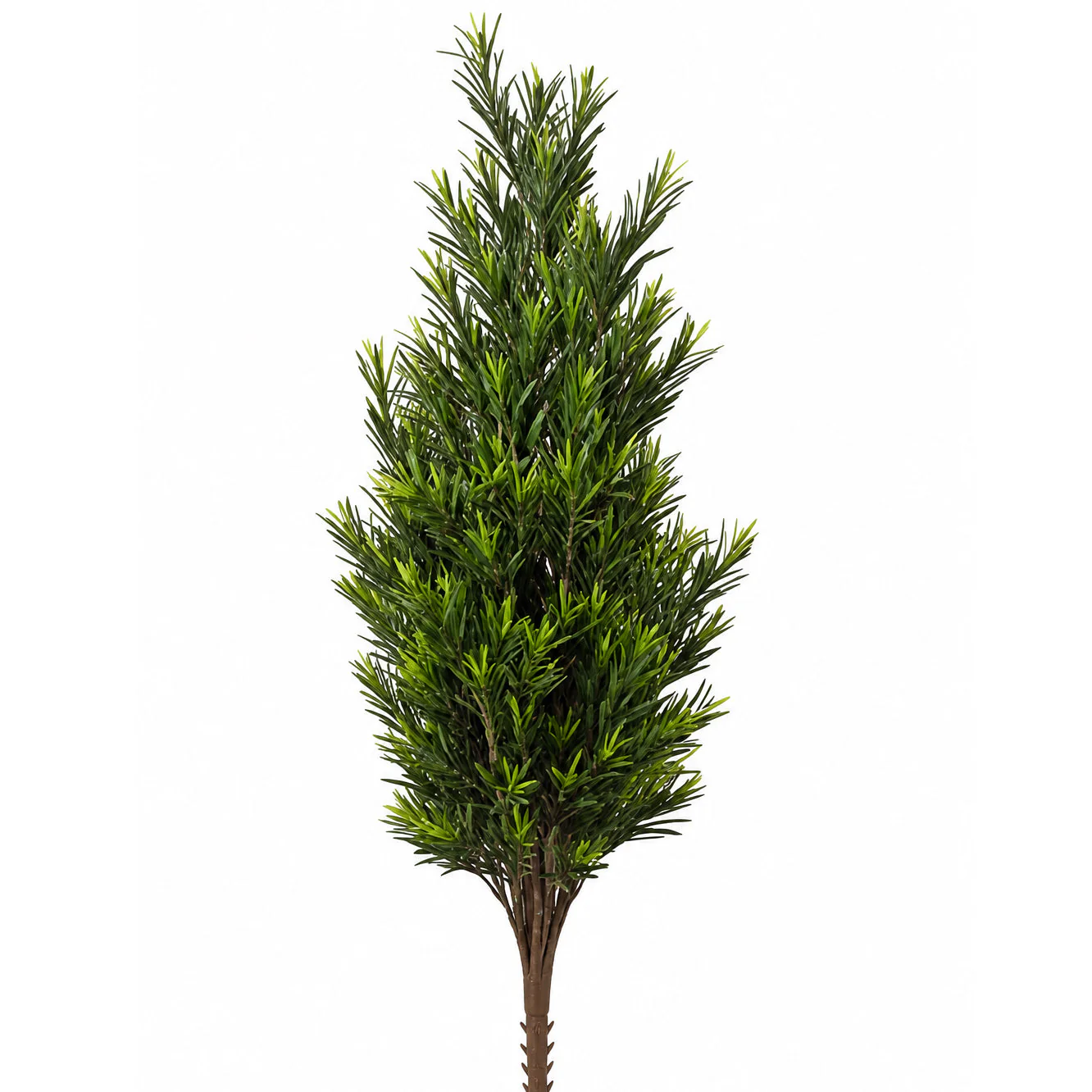 36" Custom-Made Outdoor UV-Proof Artificial Podocarpus Plant -2 Tone Green