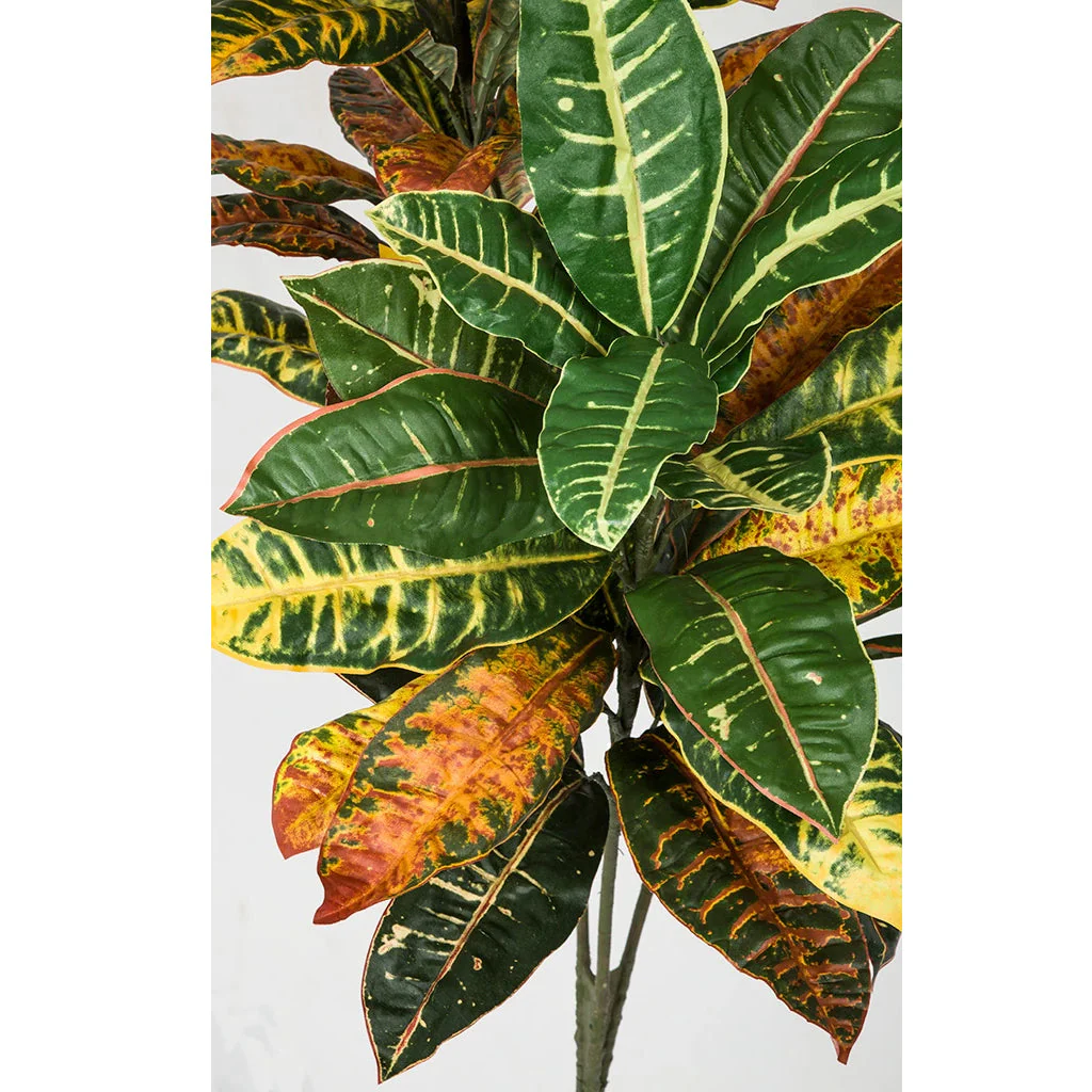 36" IFR Croton Artificial Plant -Red/Green (Pack of 2) - Image 2