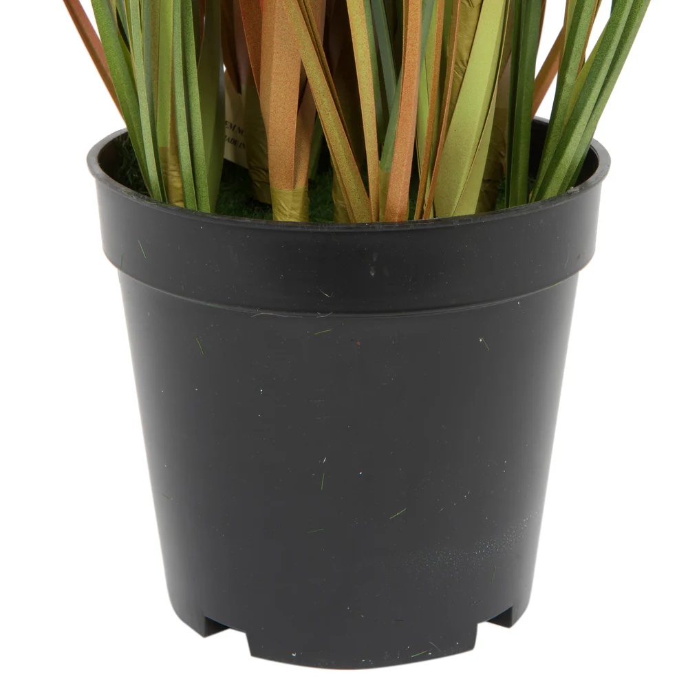 36" IFR PVC Mixed Grass Artificial Plant w/Pot -Green/Brown - Image 4