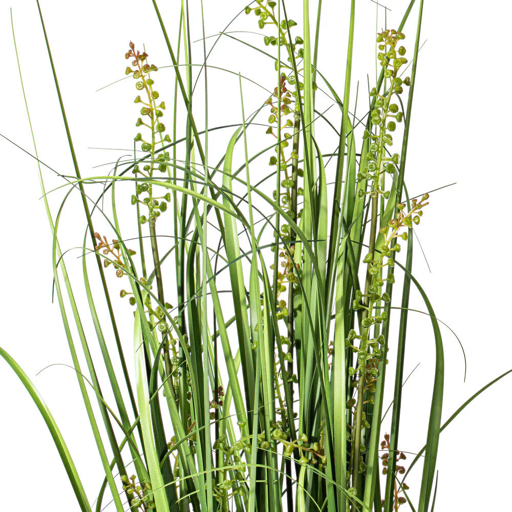 36" IFR PVC Sheep's Grass Artificial Plant w/Pot -Green - Image 5