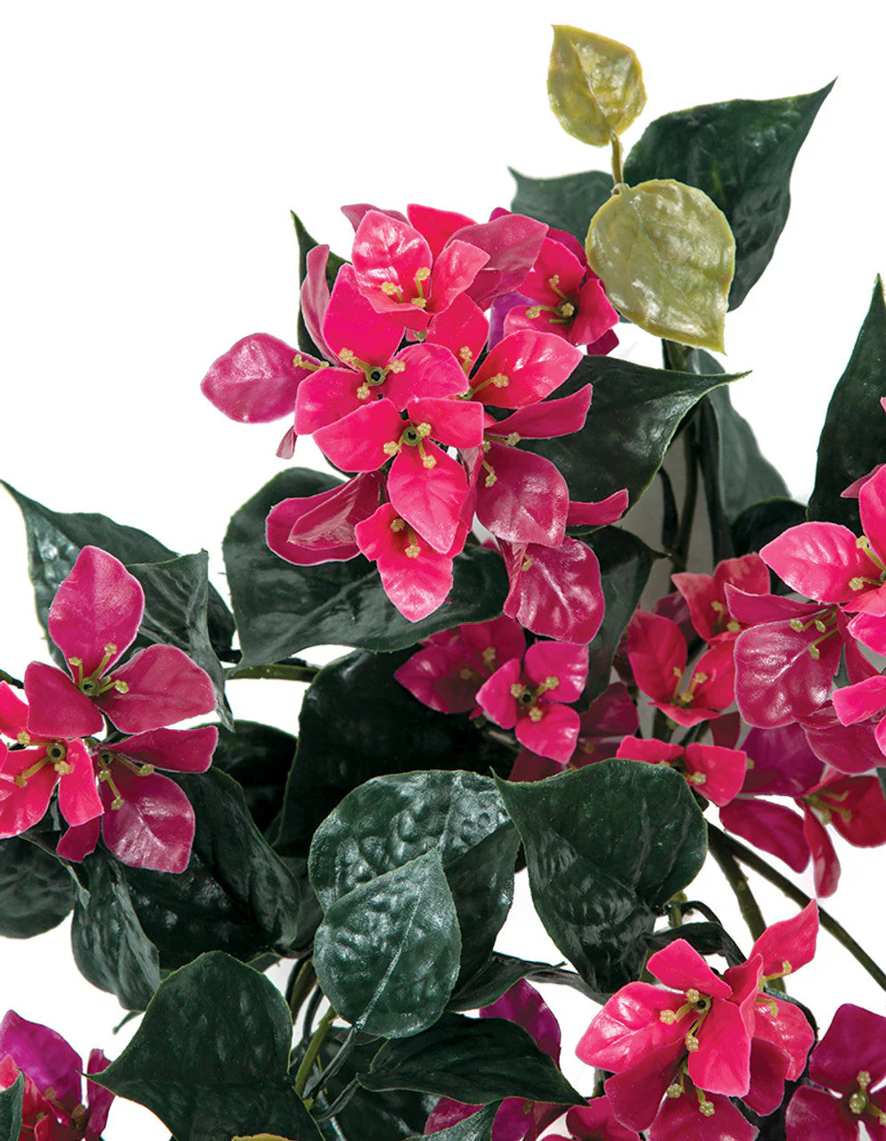 36" Outdoor UV-Proof Artificial Bougainvillea Flower Bush Deluxe -Lavender/Fuchsia (Pack of 2) - Image 2