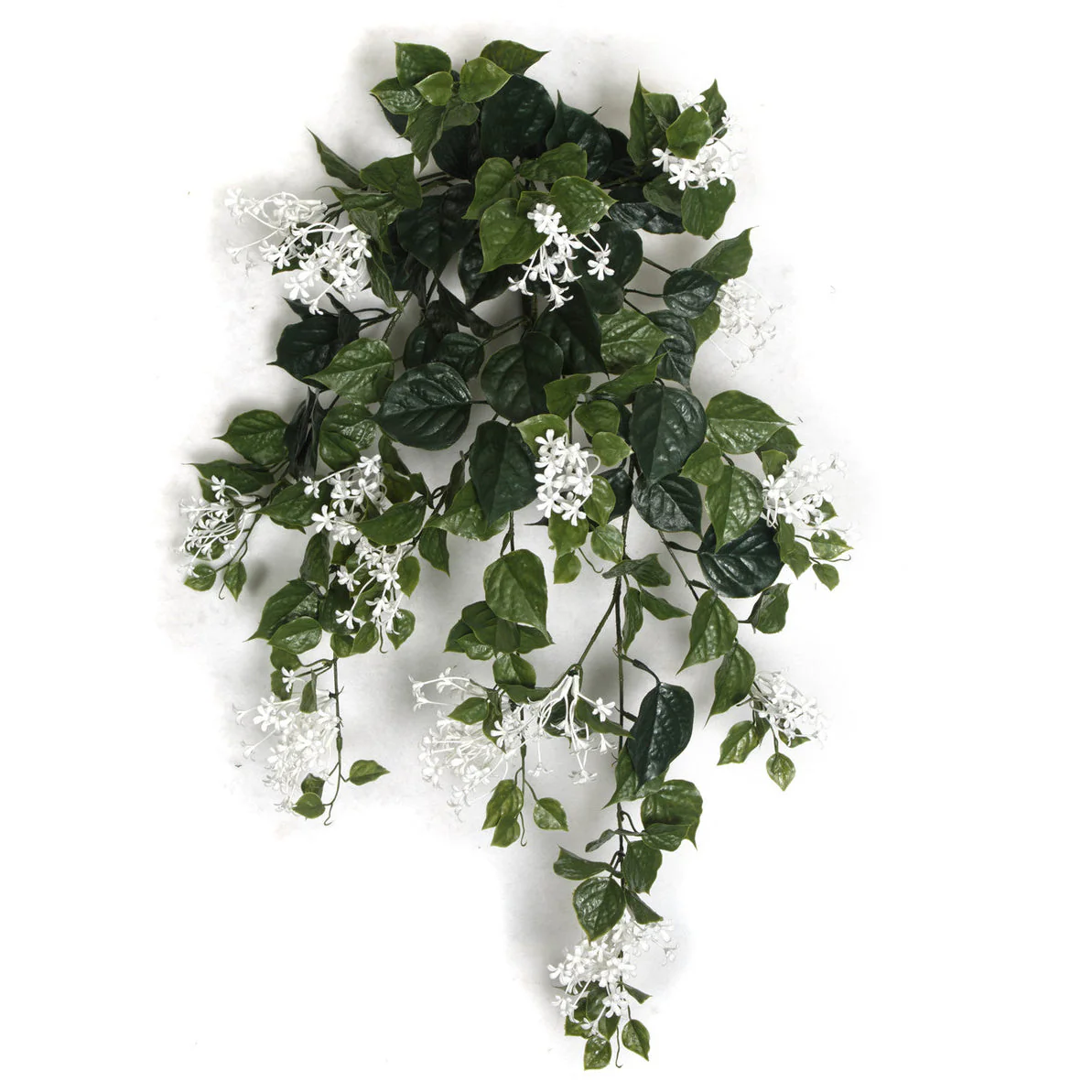 36" Outdoor UV-Proof Artificial Jasmine Flower Bush -White (Pack of 2)