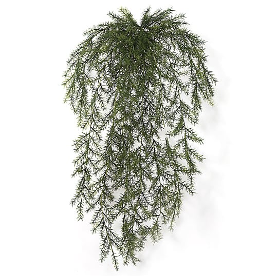 36" Outdoor UV-Proof Artificial Sprengeri Fern Hanging Plant -Green (Pack of 6)