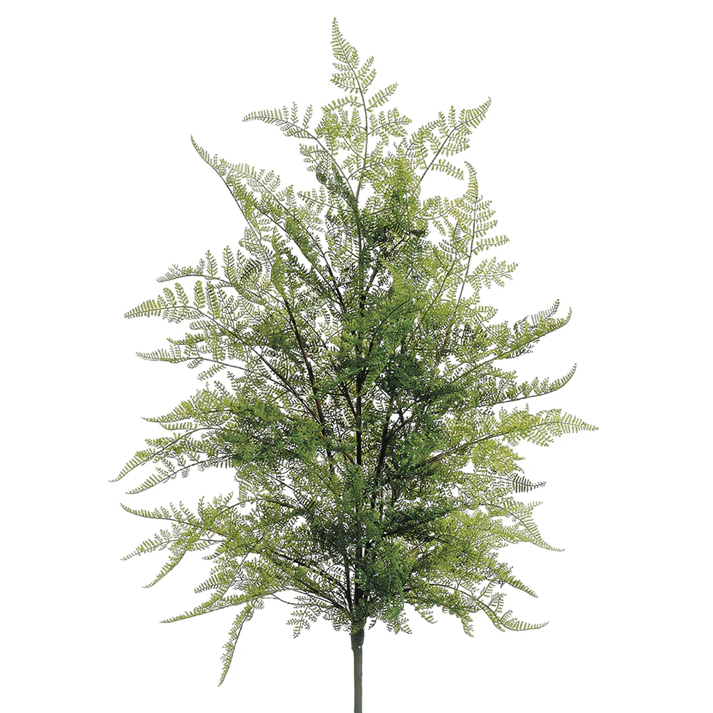 36" Plastic Lace Fern Artificial Plant -Green (Pack of 4)