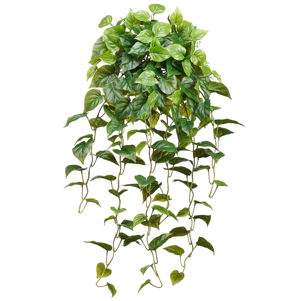 36" Real Touch Silk Philodendron Leaf Plant -Green (Pack of 4)
