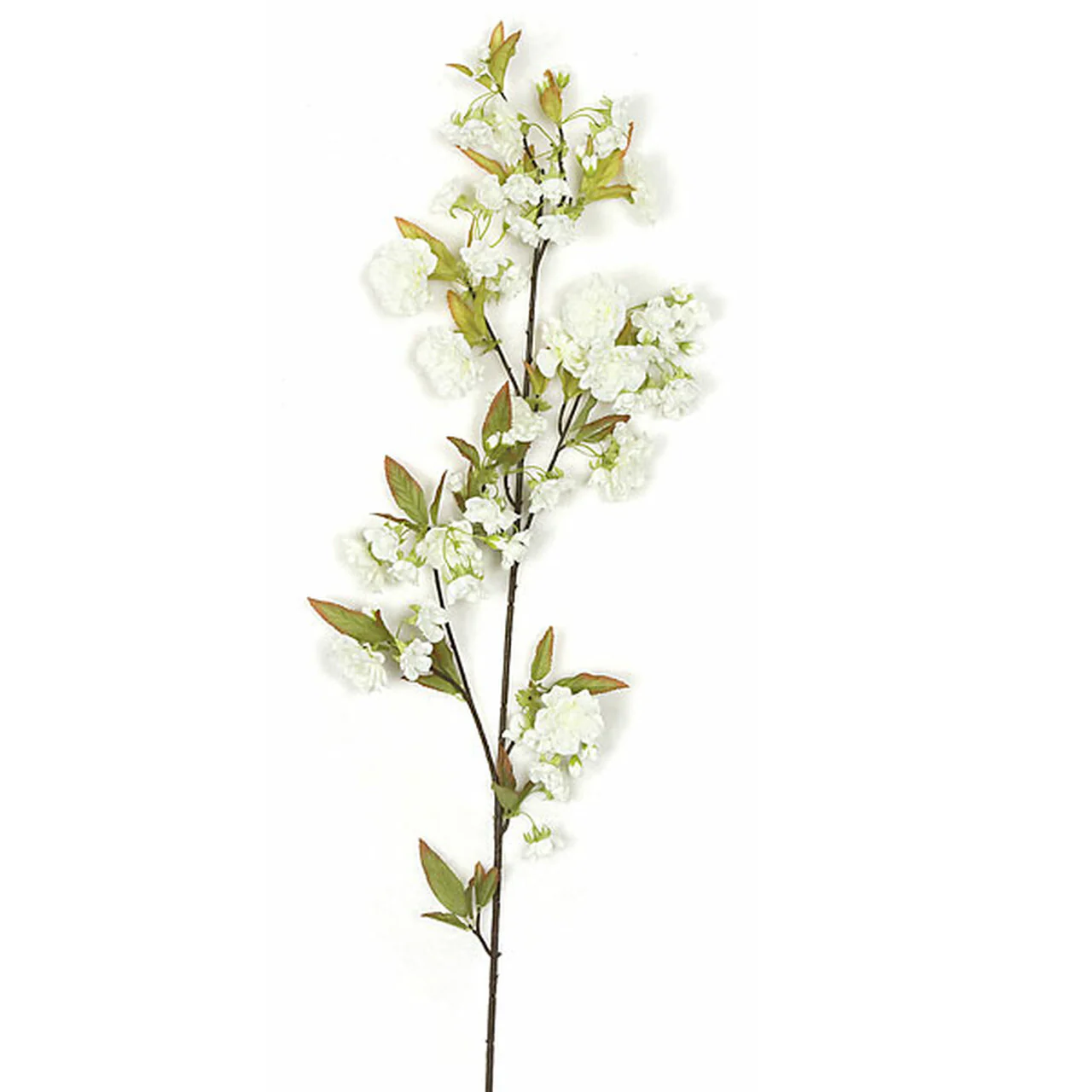 36" Silk Cherry Blossom Flower Stem -White (Pack of 12)