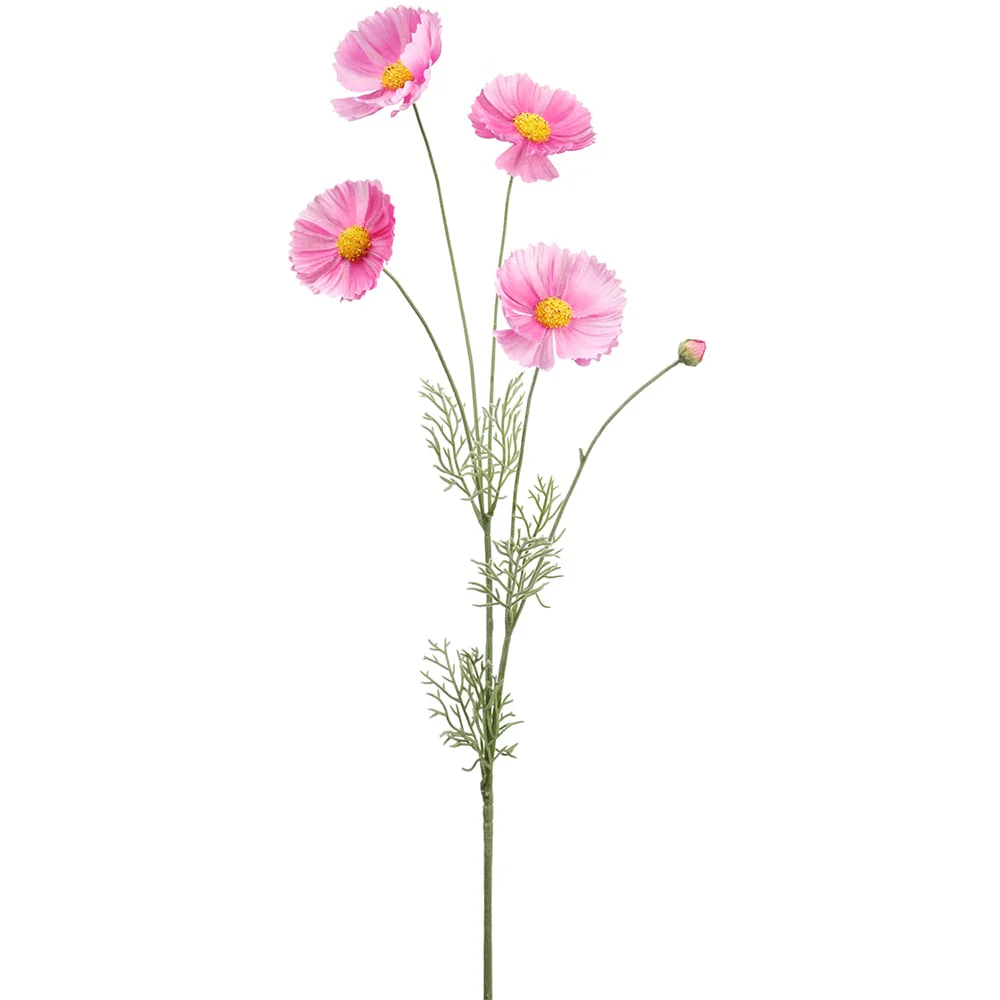 36" Silk Cosmos Flower Stem -Fuchsia (Pack of 12)