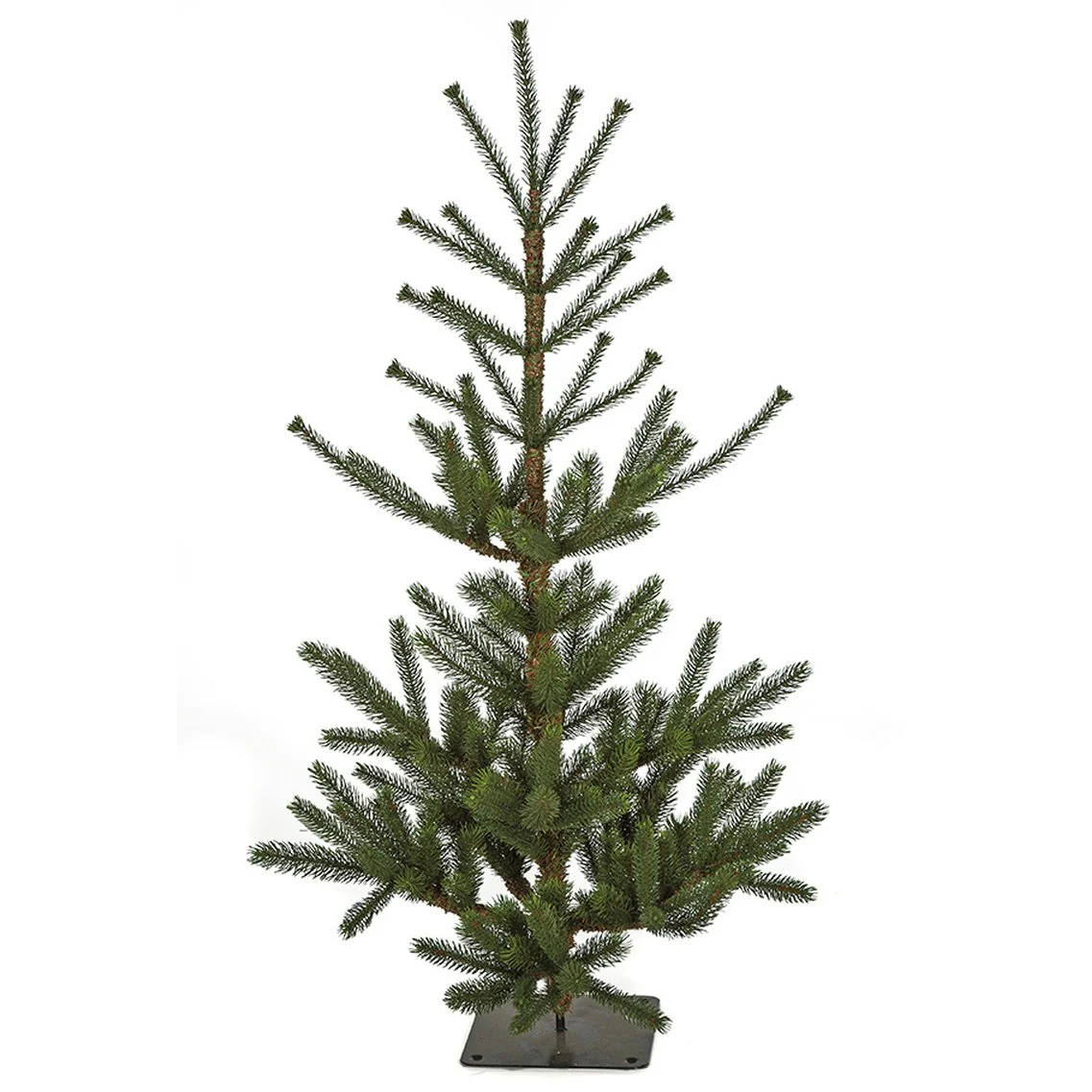 3'6"Hx25"W PE Dawson Fir Artificial Tree, Unlit -Green