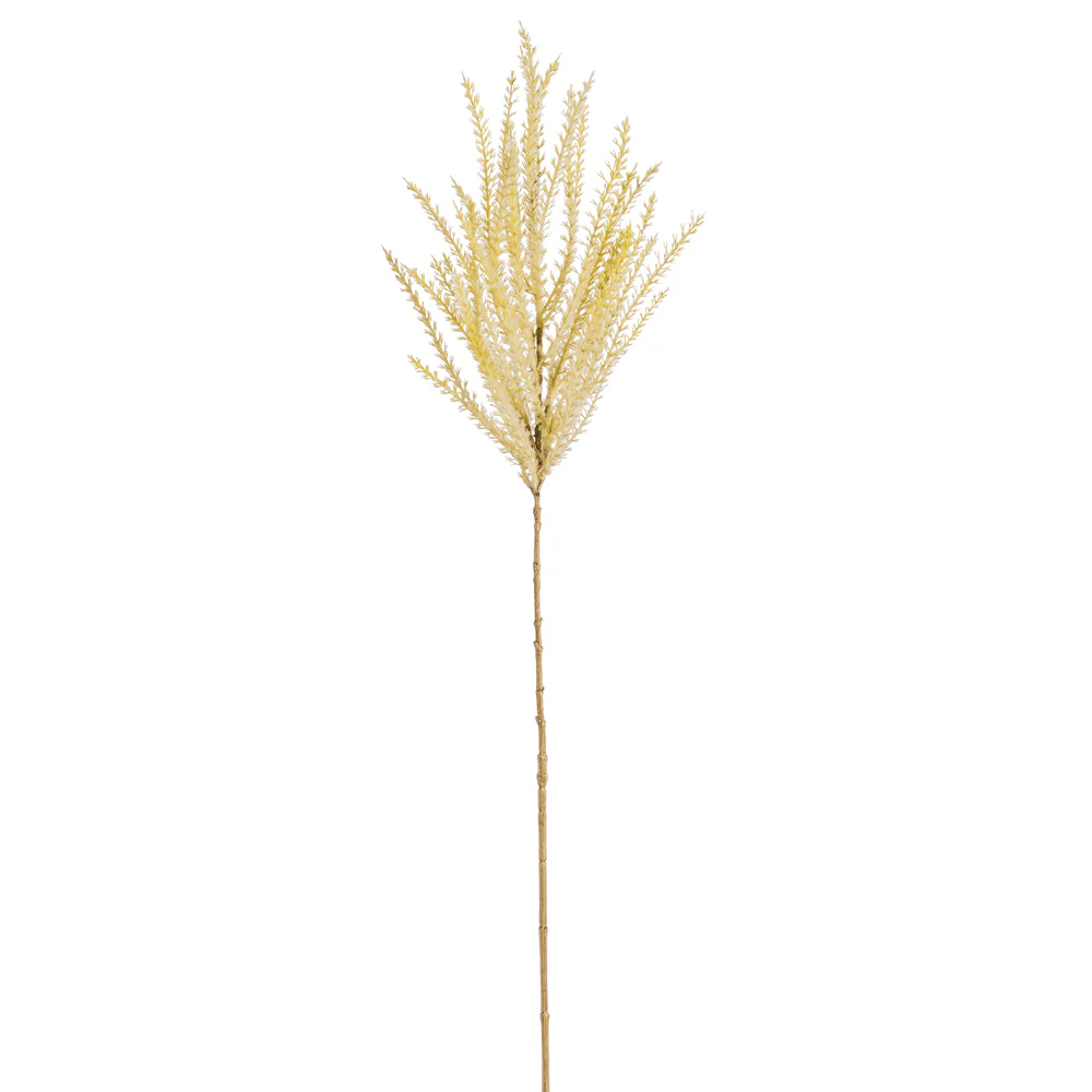 37" Artificial Phragmites Grass Blossom Stem -Cream (Pack of 12)