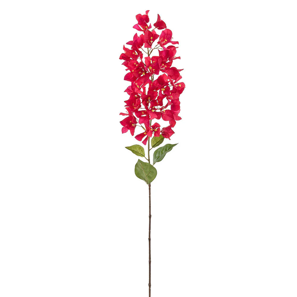 37" Outdoor UV-Resistant Artificial Bougainvillea Flower Stem -Beauty (Pack of 12)