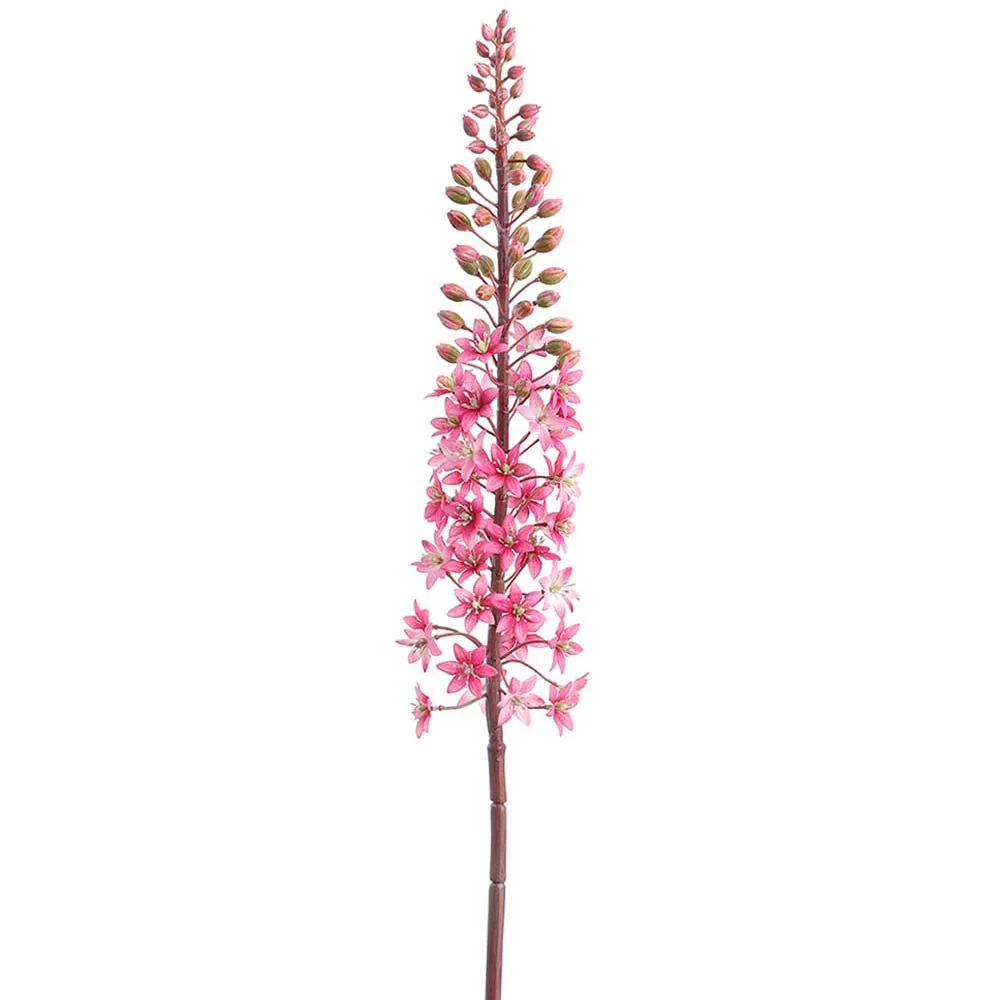 37" Pineapple Lily Silk Flower Stem -2 Tone Cerise (Pack of 6)