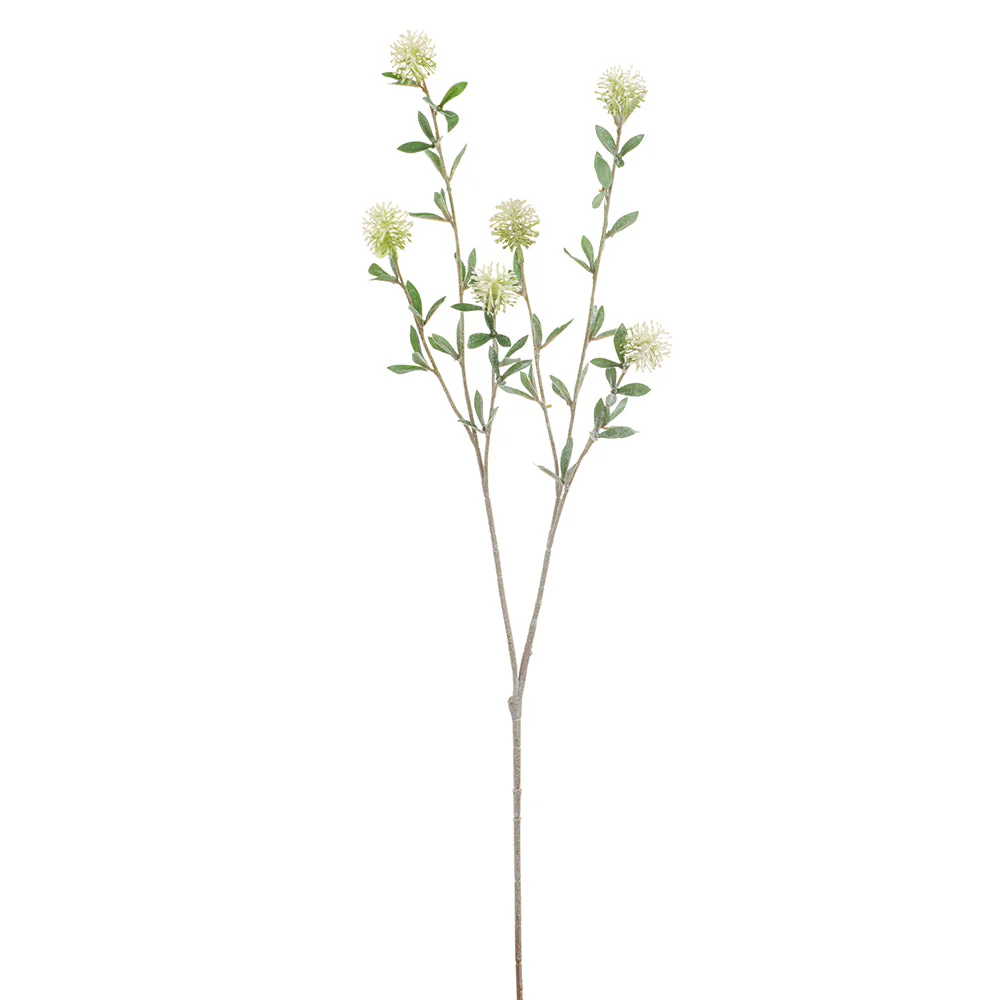 38.5" Thistle Artificial Flower Stem -Cream (Pack of 12)