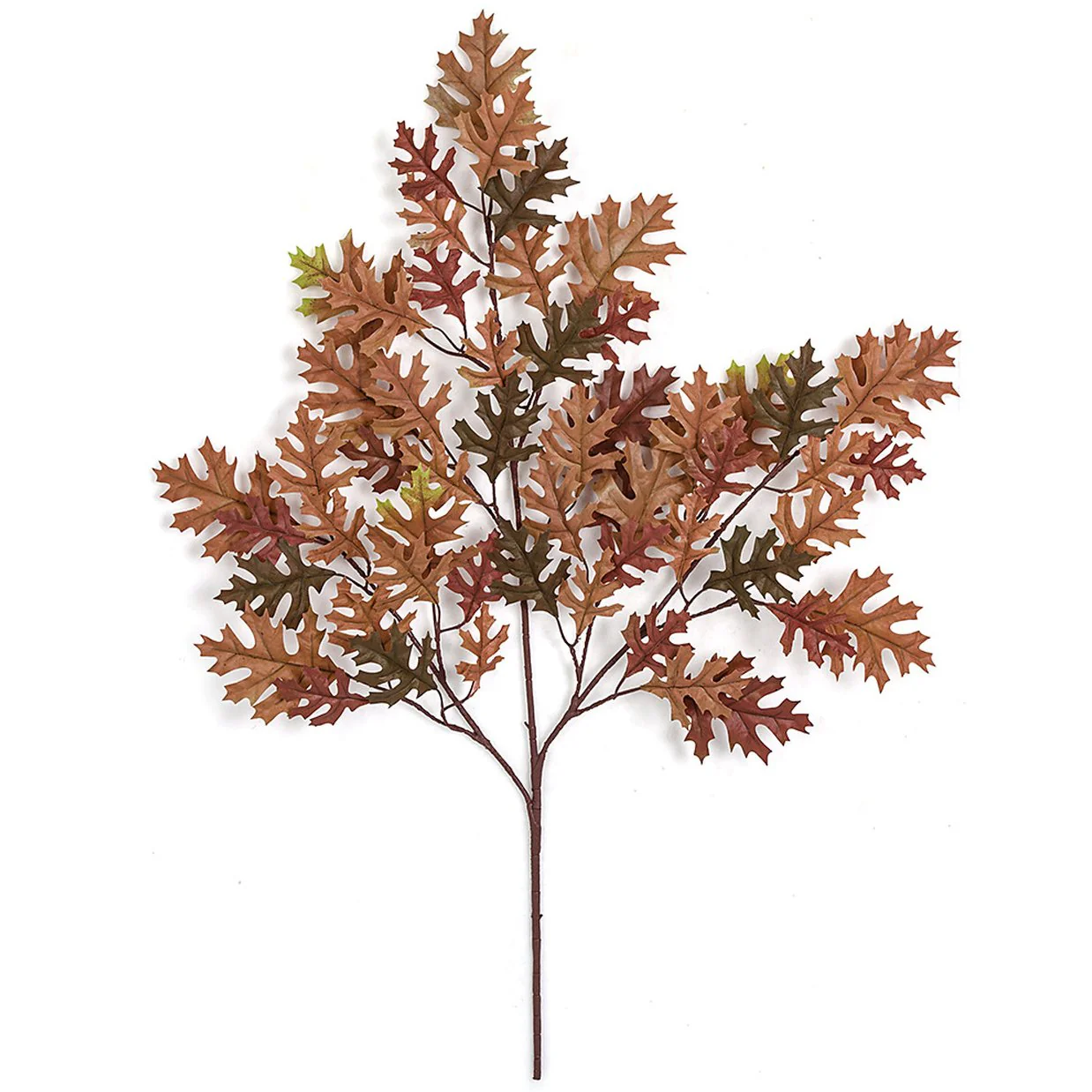 38" Artificial Pin Oak Branch Stem -2 Tone Brown (Pack of 12)