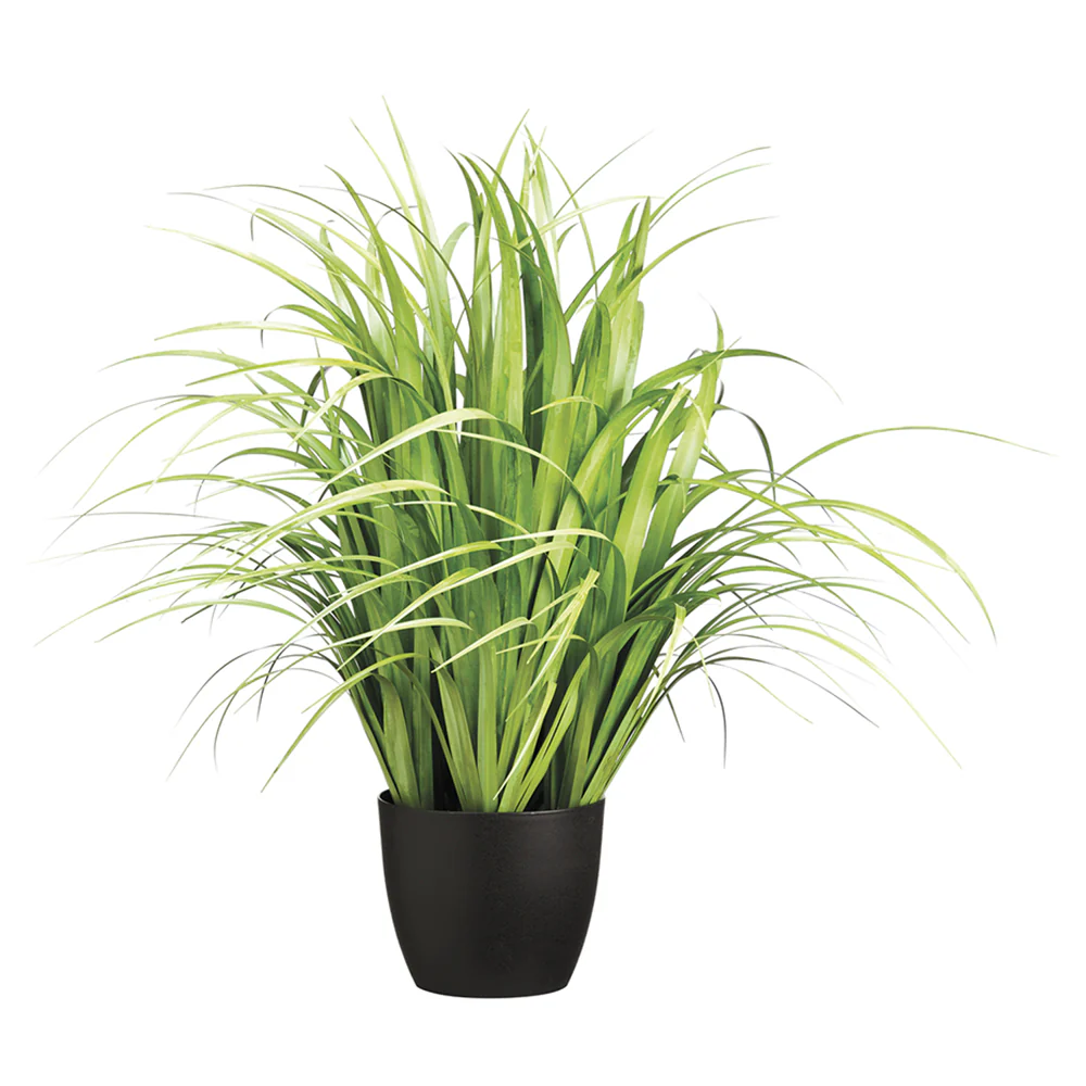 38" Reed Grass Artificial Plant w/Pot -Light Green