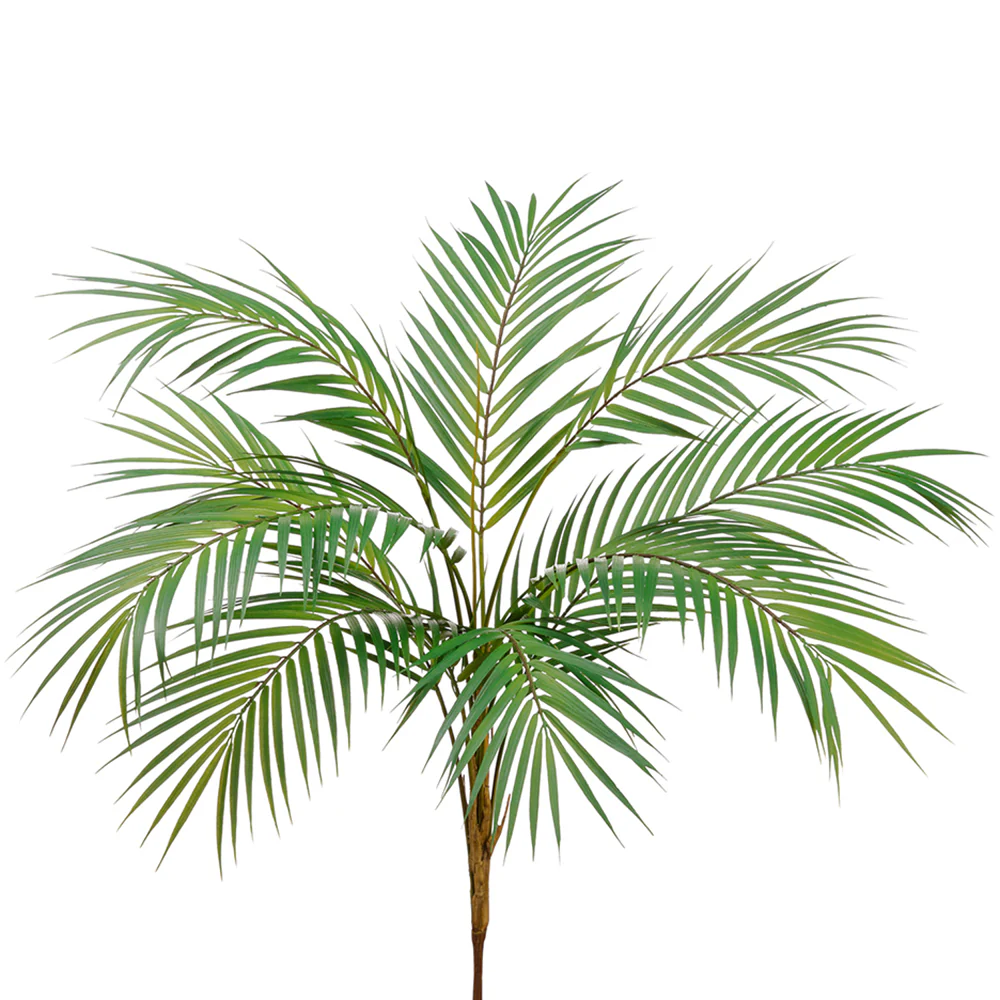 38" Silk Areca Palm Leaf Plant -Green (Pack of 6)