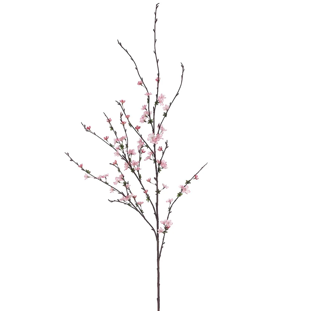 38" Silk Cherry Blossom Flower Spray -Soft Pink (Pack of 12)