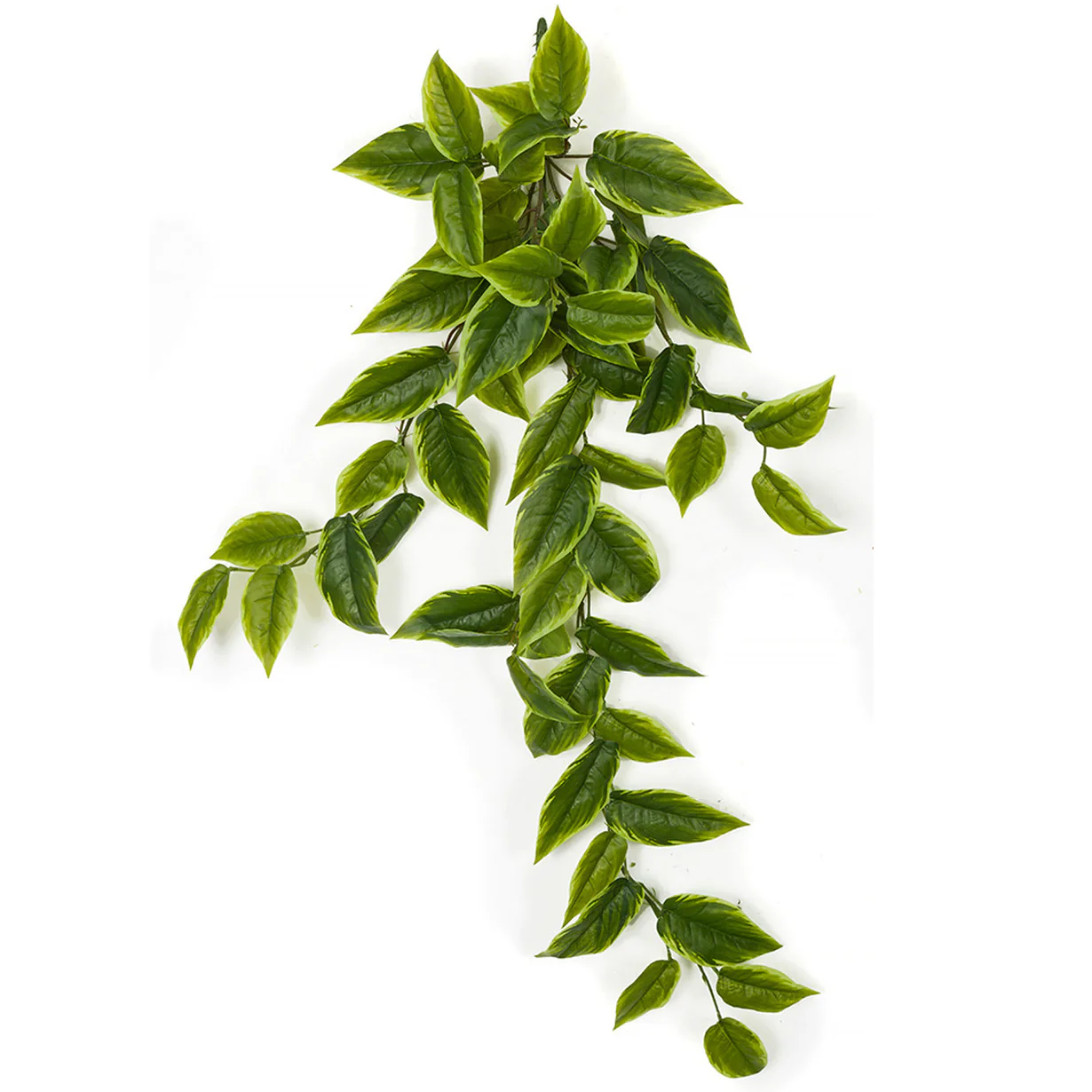 38" Soft-Touch Plastic Hanging Pothos Plant -Green (Pack of 6)