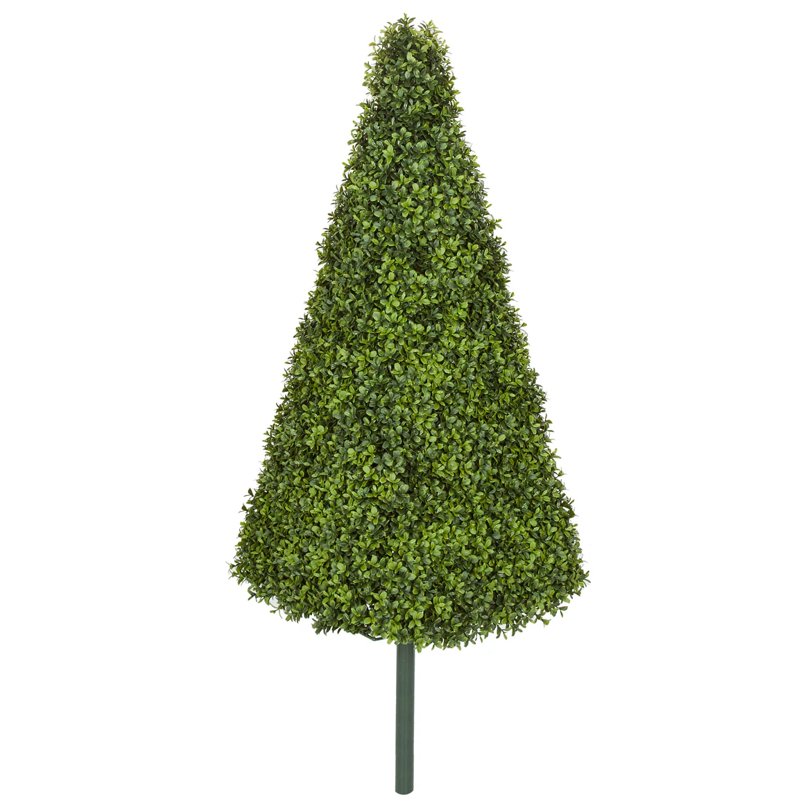 38"Hx20"W Outdoor UV-Proof Artificial English Boxwood Pyramid-Shaped Topiary -Green