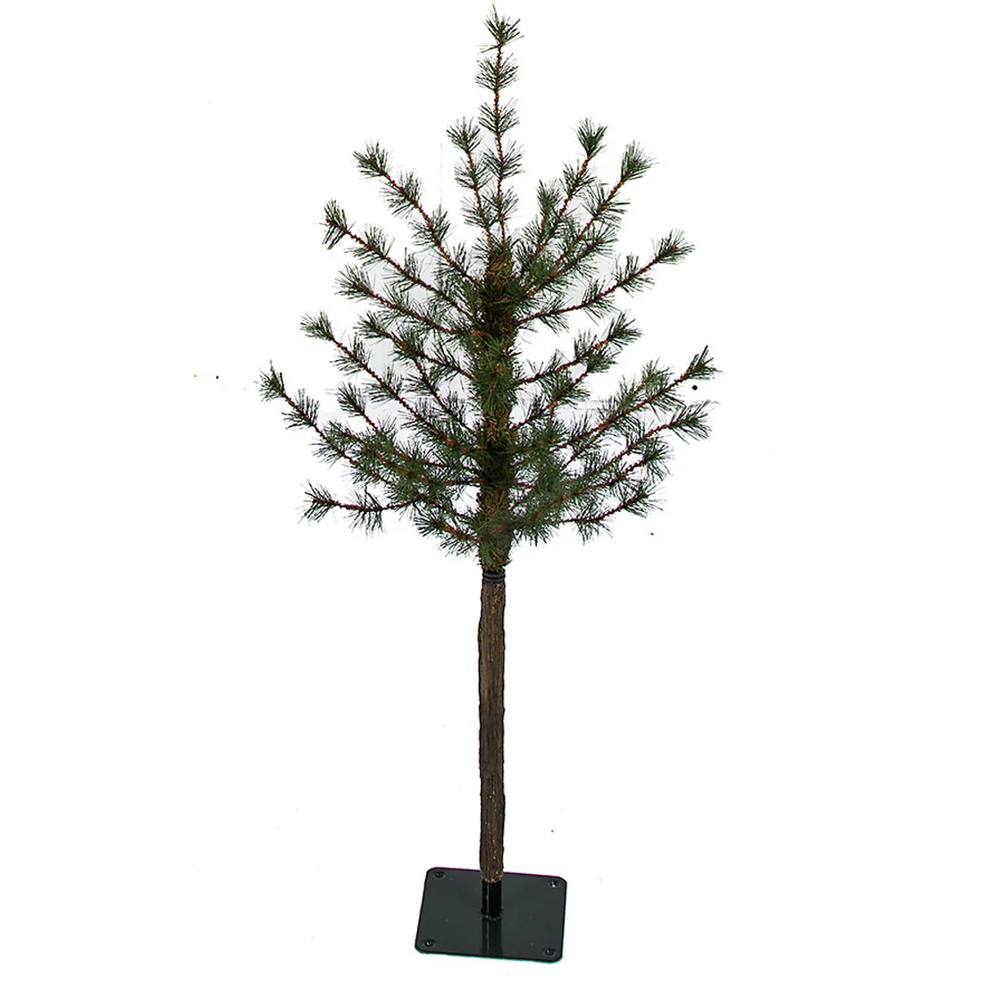38"Hx22"W Butte Pine Artificial Tree, Unlit -Green