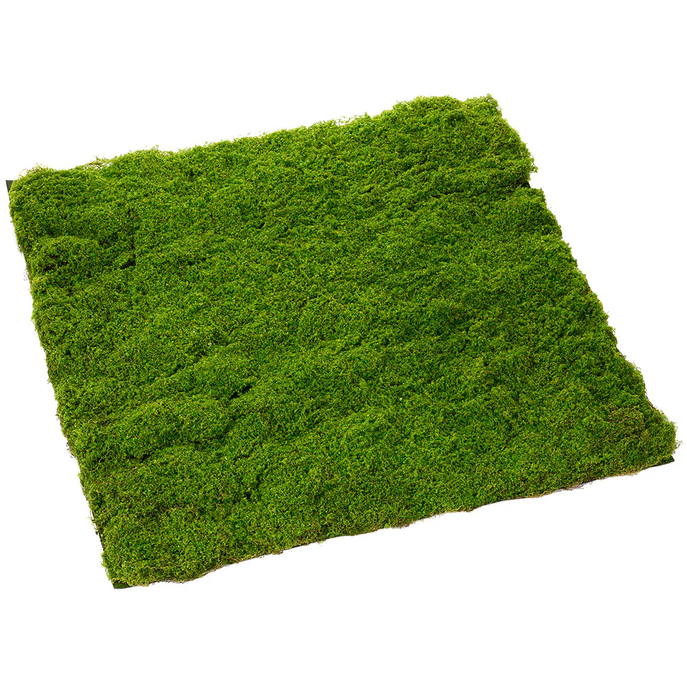 38"x38" Moss Artificial Mat -Green (Pack of 4)