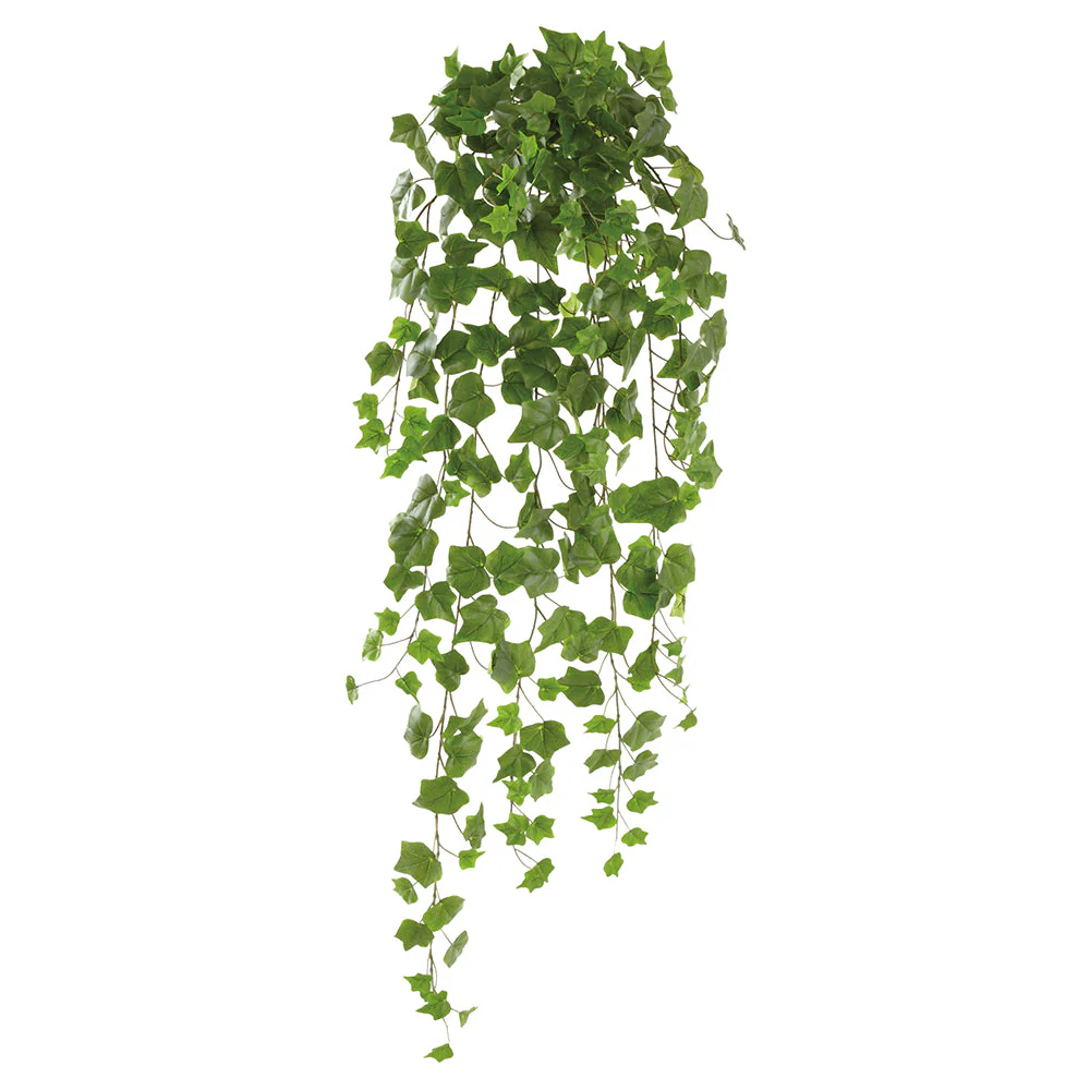 39.5" Hanging Silk Ivy Leaf Plant -Green (Pack of 6)