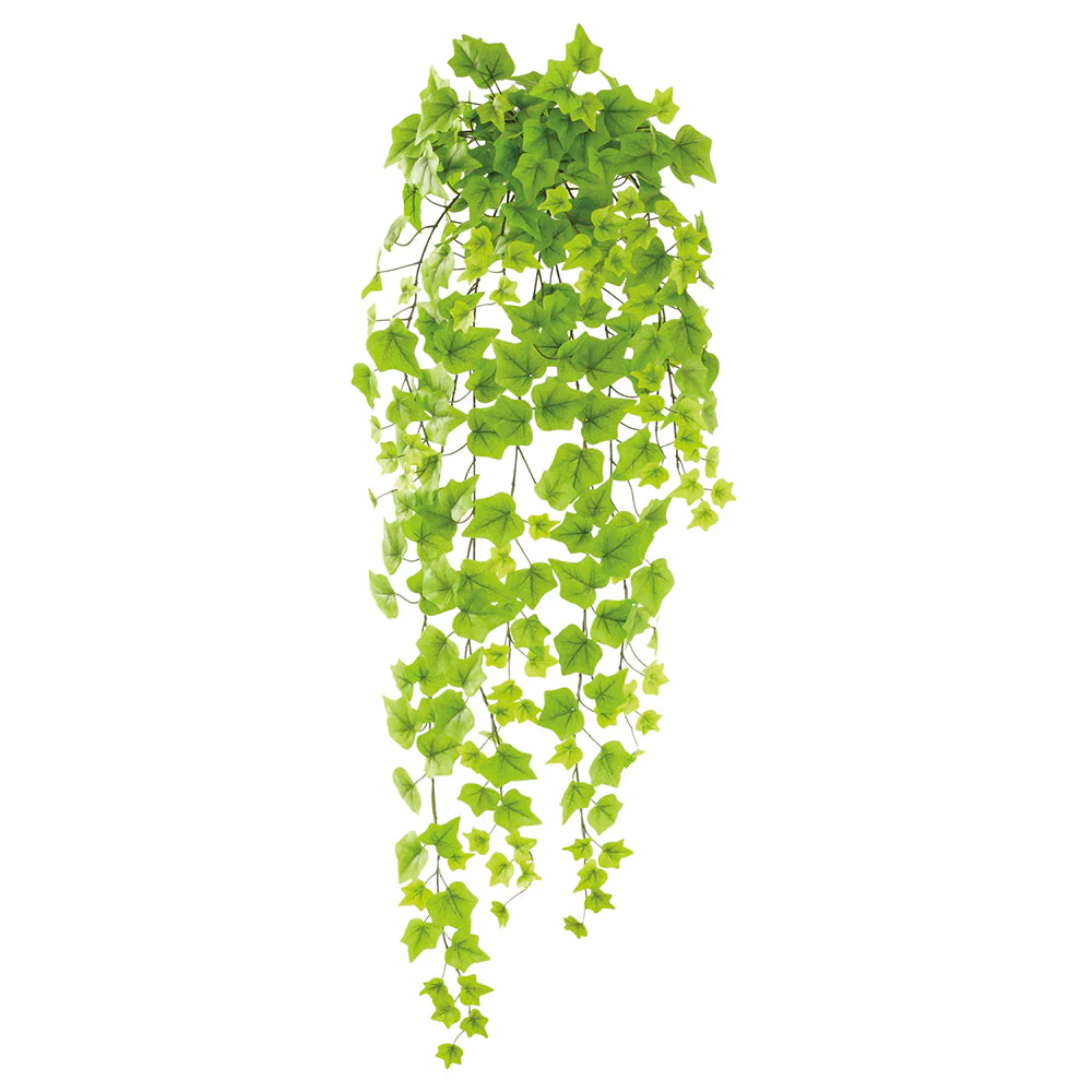 39.5" Hanging Silk Ivy Leaf Plant -Light Green (Pack of 6)