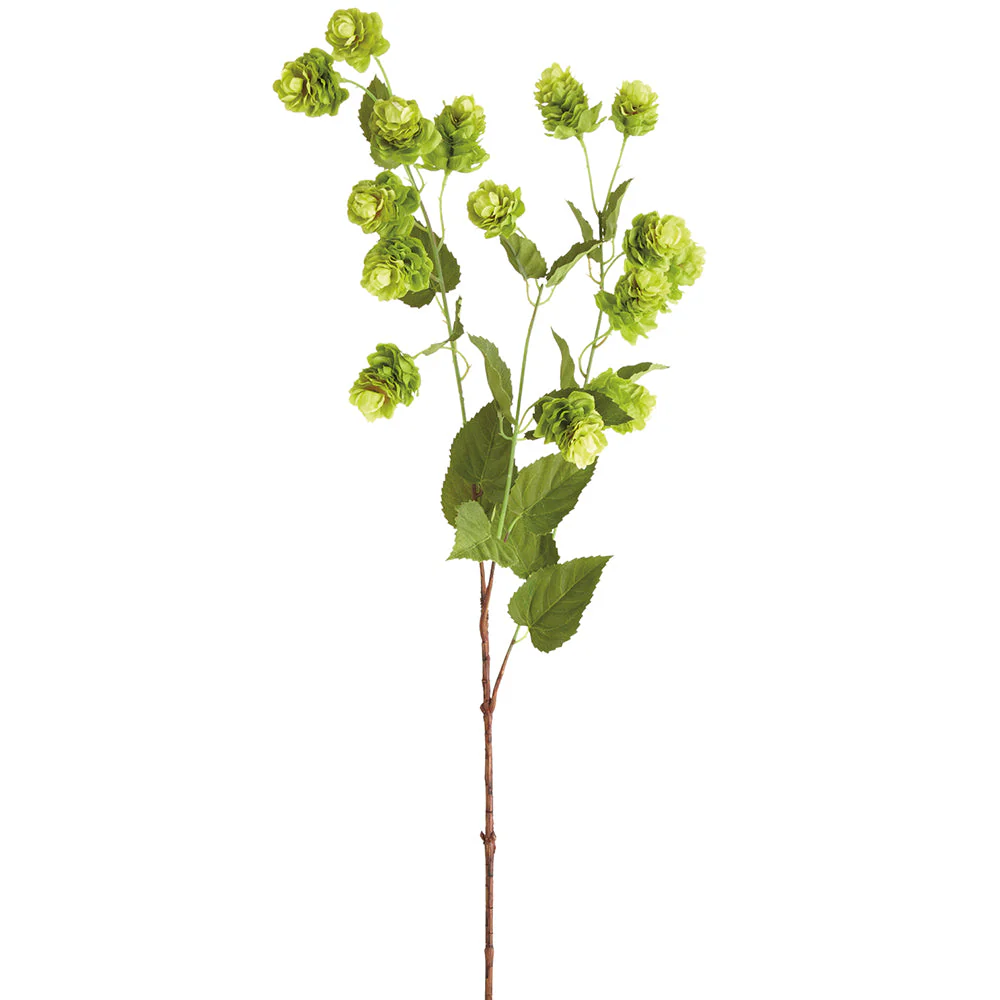 39" Artificial Hops Flower Stem -Green (Pack of 12)