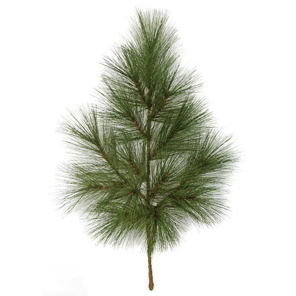 39" IFR Artificial PVC Ponderosa Pine Stem Branch -Green (Pack of 6)