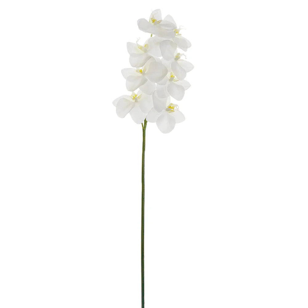39" Silk Phalaenopsis Orchid Flower Spray -White (Pack of 12)