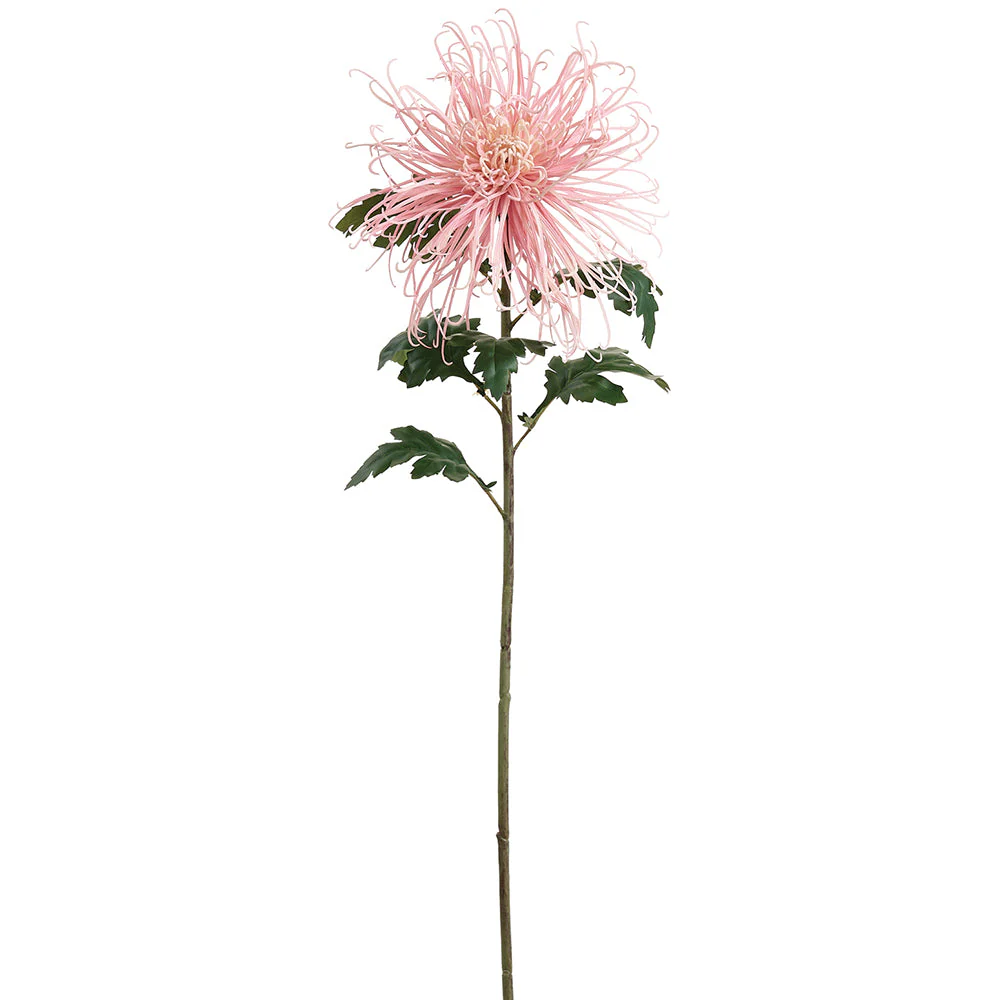 39" Spider Mum Silk Flower Stem -Pink (Pack of 6)