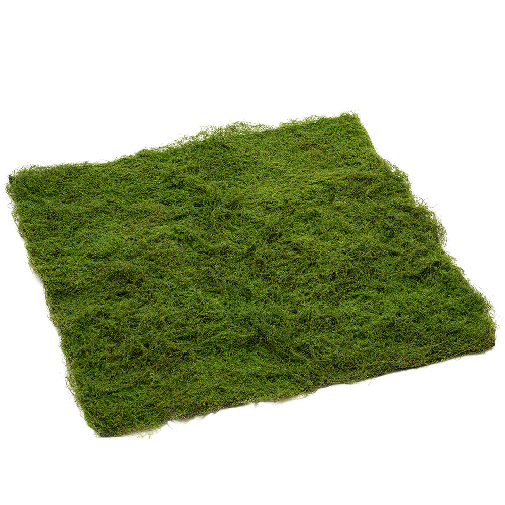 39"x39" Moss Artificial Mat -Green (Pack of 12)