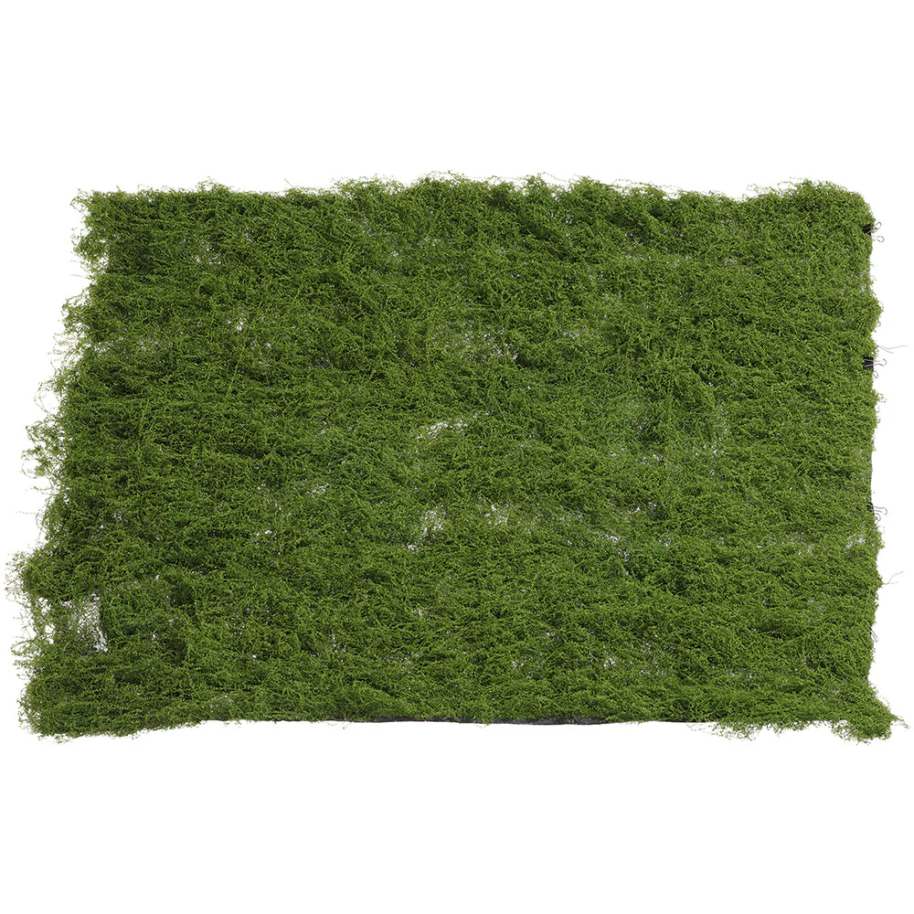 39"x39" Moss Artificial Mat -Green (Pack of 6)