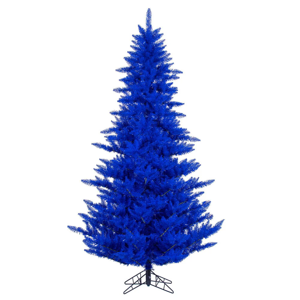 3'Hx25"W Fir Artificial Christmas Tree, Unlit -Blue