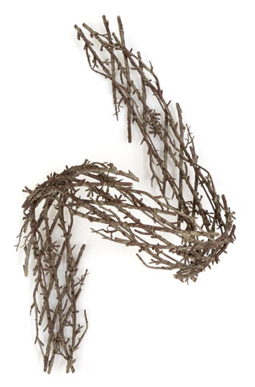 4' Artificial Plastic Twig Garland -Brown (Pack of 6) - Image 2