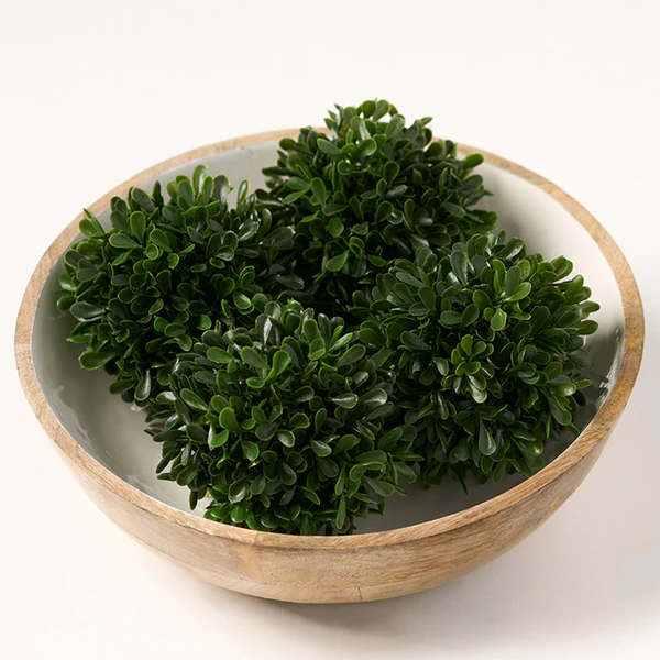 4" Boxwood Ball-Shaped Artificial Topiary -Green (Pack of 24) - Image 2