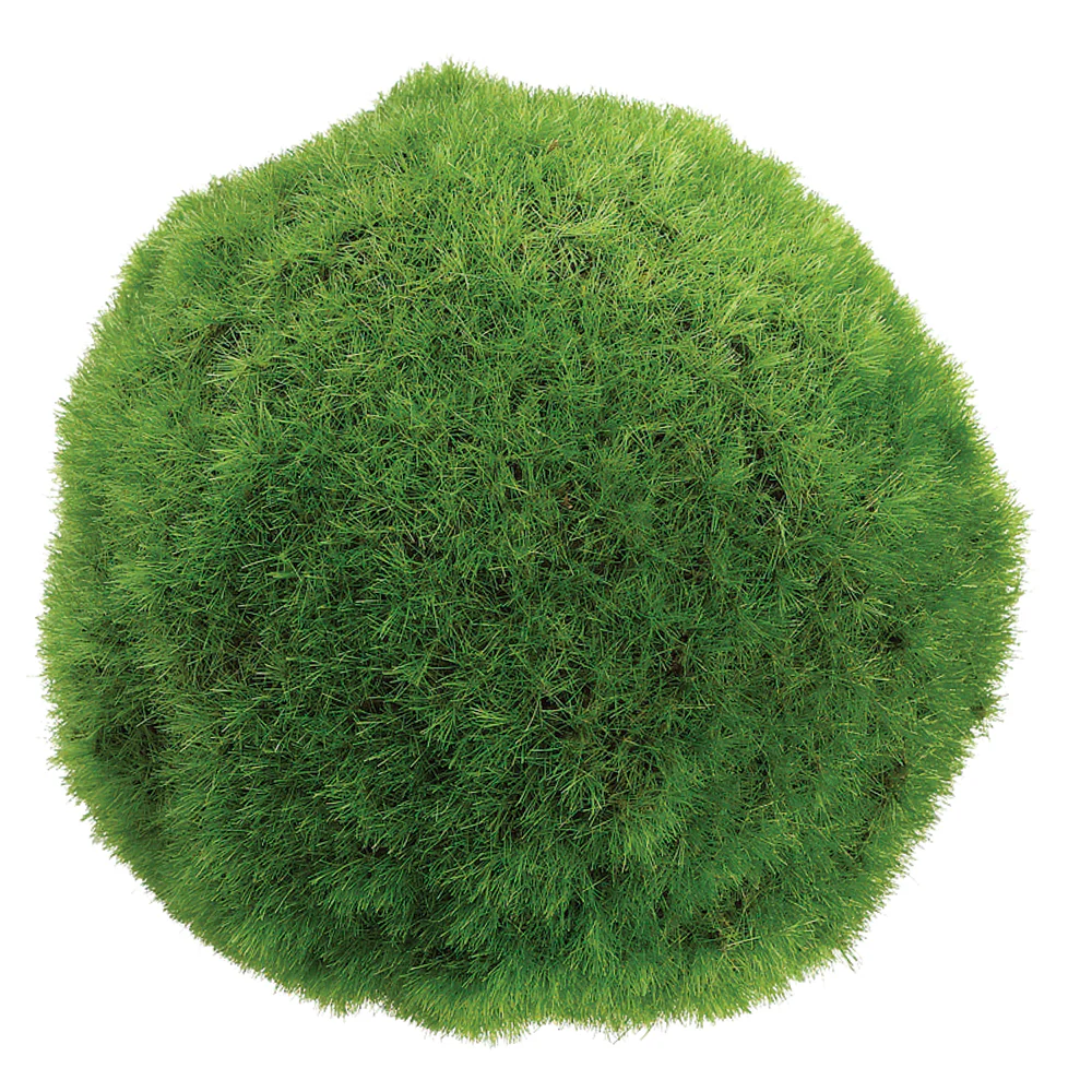 4" Moss Ball-Shaped Artificial Topiary -Green (Pack of 12)
