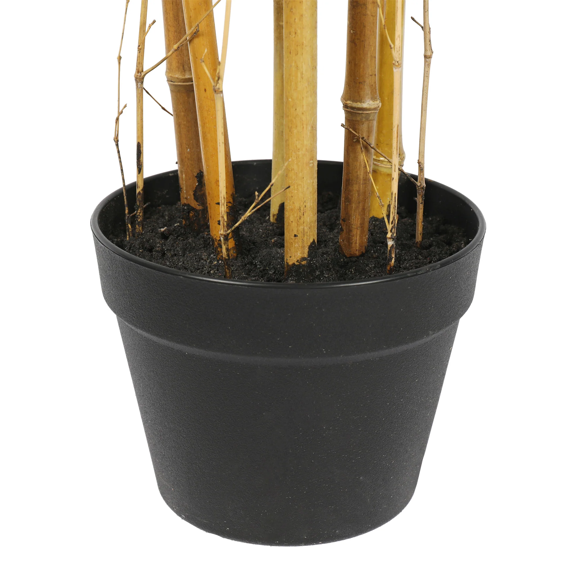 4' Outdoor UV-Proof Artificial Bamboo Tree w/Pot -Green - Image 4