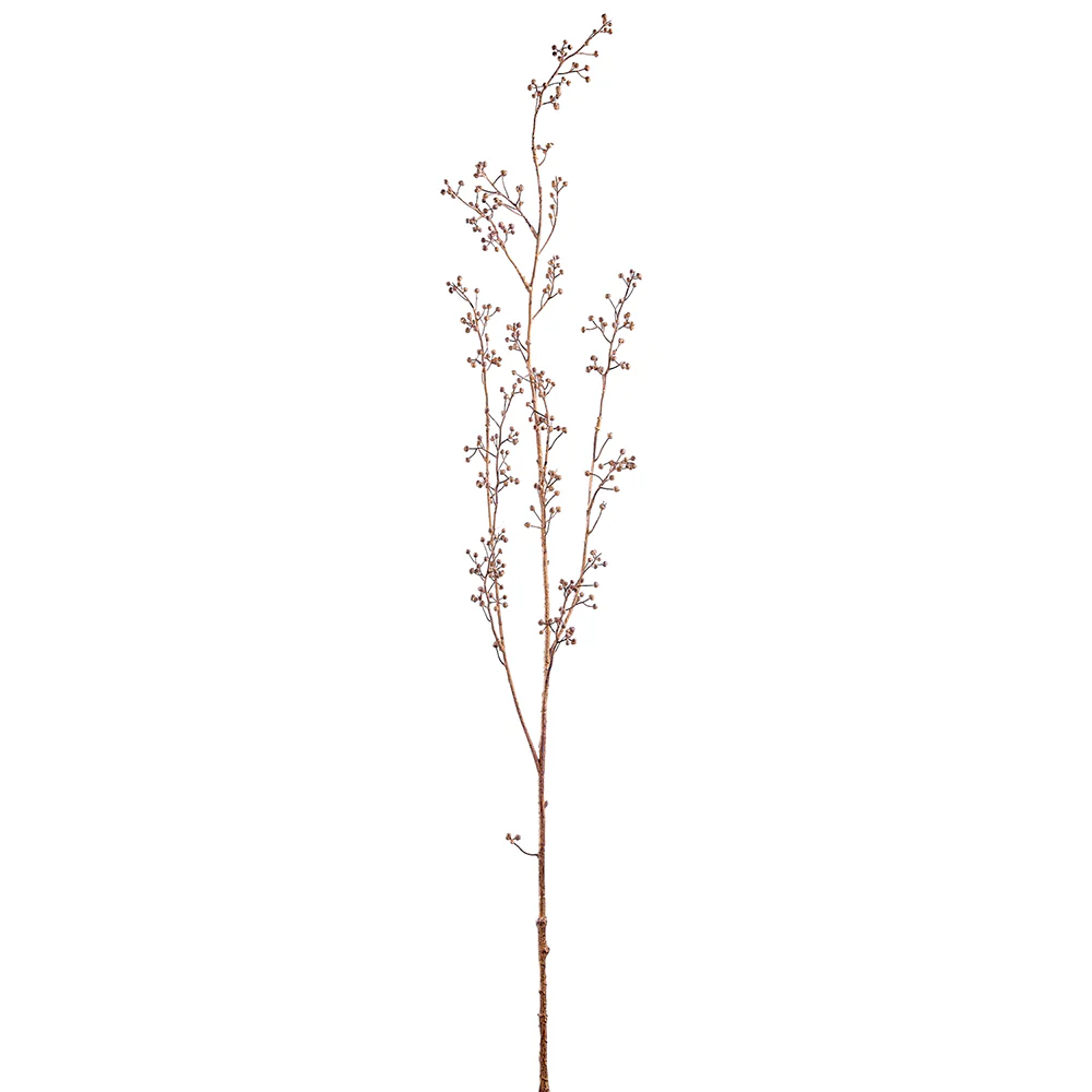 40.5" Artificial Berry Stem -Beige (Pack of 12)