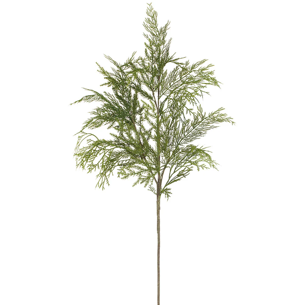 40" Artificial Deluxe Mixed Cedar Stem -Green (Pack of 6)